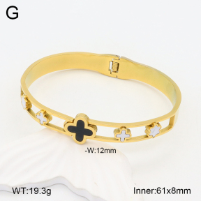 2BA402152vbnb-377  Stainless Steel Bangle