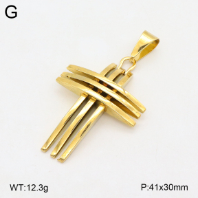 2P2004347ablb-312  Stainless Steel Pendant