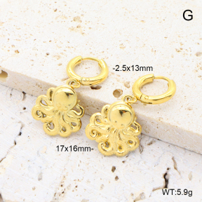 6E2007361bhva-908  18K PVD 316 Pin  Stainless Steel Earrings