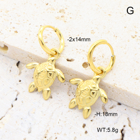 6E2007368bhva-908  18K PVD 316 Pin  Stainless Steel Earrings