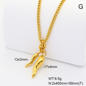 6N2005126abol-908  Stainless Steel Necklace