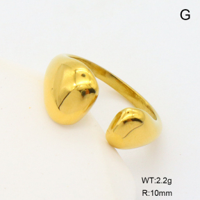 6R2001676abol-766  18K PVD,Handmade Polished  Stainless Steel Ring
