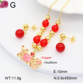 F2S005864bbov-J186  Fashion Copper Sets