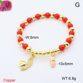 F6B301216bbov-L002  Fashion Copper Bracelet
