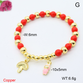 F6B301220bbov-L002  Fashion Copper Bracelet