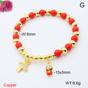 F6B301222bbov-L002  Fashion Copper Bracelet