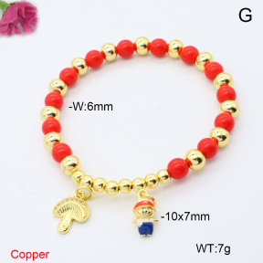 F6B301224bbov-L002  Fashion Copper Bracelet