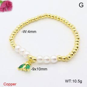 F6B406483ablb-L002  Fashion Copper Bracelet