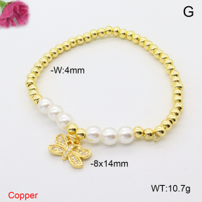 F6B406485ablb-L002  Fashion Copper Bracelet