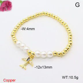 F6B406486ablb-L002  Fashion Copper Bracelet