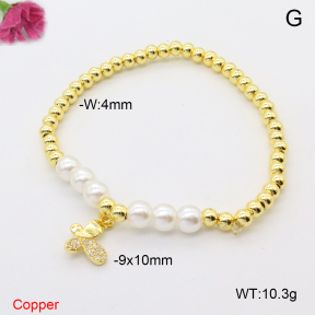 F6B406487ablb-L002  Fashion Copper Bracelet
