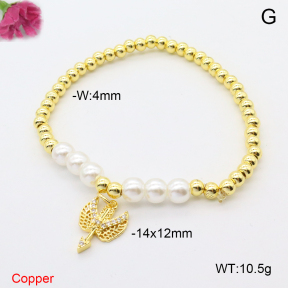 F6B406488ablb-L002  Fashion Copper Bracelet