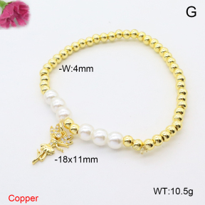 F6B406490ablb-L002  Fashion Copper Bracelet