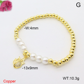 F6B406491ablb-L002  Fashion Copper Bracelet