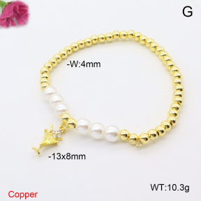 F6B406492ablb-L002  Fashion Copper Bracelet