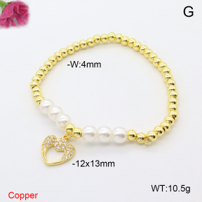 F6B406493ablb-L002  Fashion Copper Bracelet