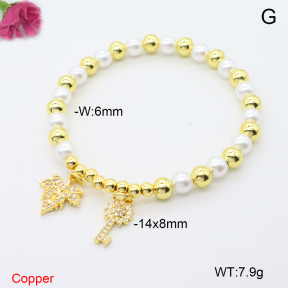 F6B406554bboj-L002  Fashion Copper Bracelet