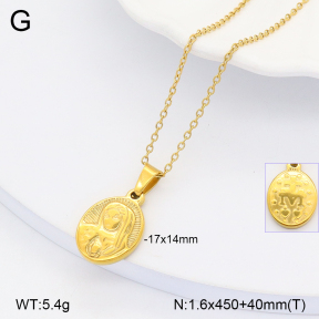 2N2005737bbml-256  Stainless Steel Necklace