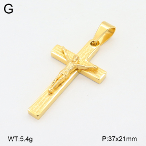 2P2004349bbov-436  Stainless Steel Pendant