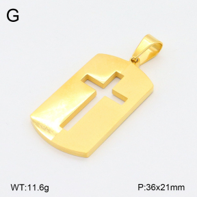 2P2004398bbml-436  Stainless Steel Pendant