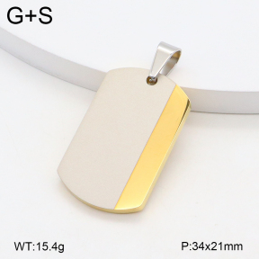 2P2004407bbml-436  Stainless Steel Pendant