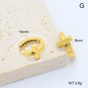 6E2007381abol-209  Stainless Steel Earrings