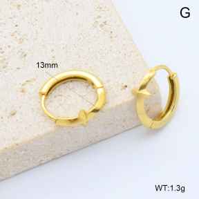 6E2007382bboi-209  Stainless Steel Earrings