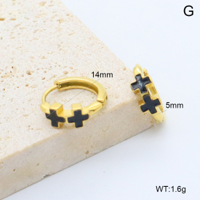 6E3002742bbpi-209  Stainless Steel Earrings