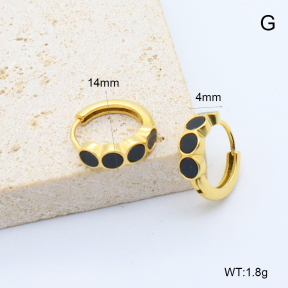 6E3002766bbpi-209  Stainless Steel Earrings
