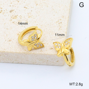 6E4004519bbom-209  Stainless Steel Earrings