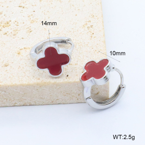 6E4004535bbon-209  Stainless Steel Earrings