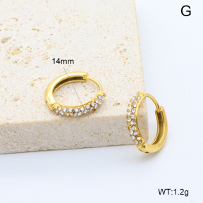 6E4004537bboo-209  Stainless Steel Earrings