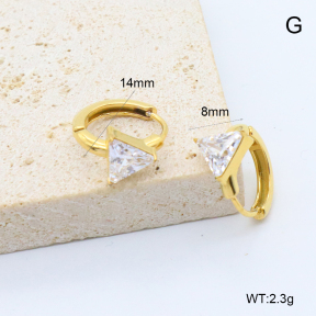 6E4004540bboo-209  Stainless Steel Earrings