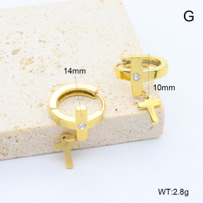 6E4004541bbop-209  Stainless Steel Earrings