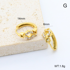 6E4004548bbom-209  Stainless Steel Earrings