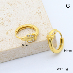 6E4004549bbom-209  Stainless Steel Earrings