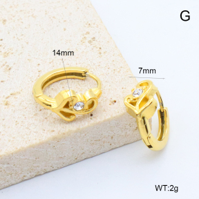 6E4004550bboi-209  Stainless Steel Earrings