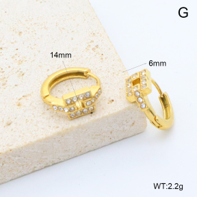 6E4004553bbop-209  Stainless Steel Earrings