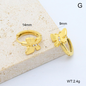 6E4004557bboi-209  Stainless Steel Earrings