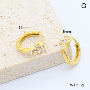 6E4004558abol-209  Stainless Steel Earrings