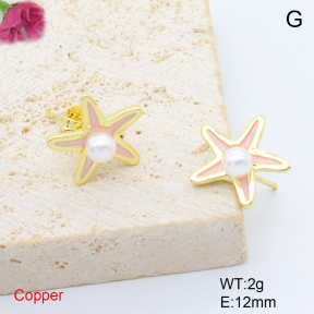 F6E301999baka-L017  Fashion Copper Earrings