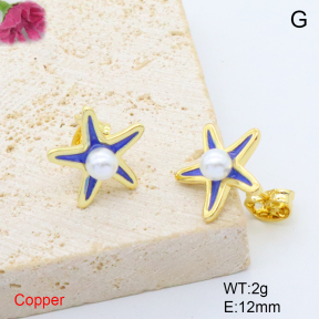 F6E302003baka-L017  Fashion Copper Earrings