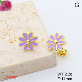 F6E302011baka-L017  Fashion Copper Earrings