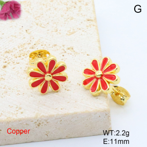 F6E302015baka-L017  Fashion Copper Earrings