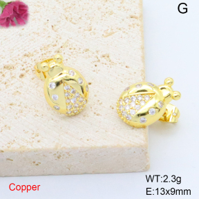 F6E405656baka-L017  Fashion Copper Earrings