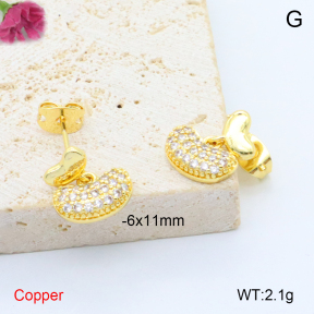 F6E405660baka-L017  Fashion Copper Earrings