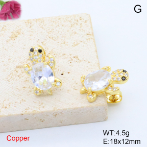 F6E405661ablb-L017  Fashion Copper Earrings