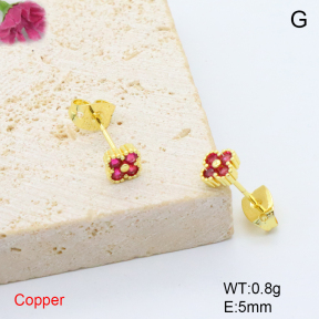F6E405665baka-L017  Fashion Copper Earrings