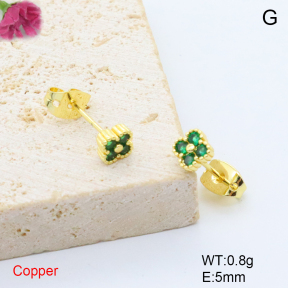 F6E405666baka-L017  Fashion Copper Earrings