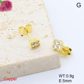 F6E405667baka-L017  Fashion Copper Earrings